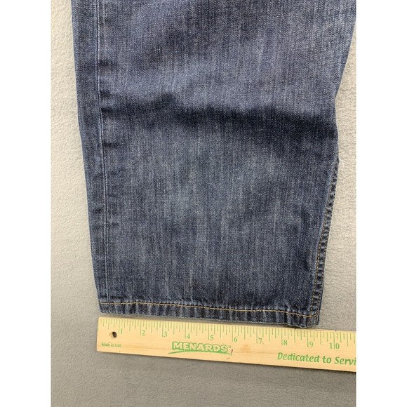 Levi's Strauss 569 Denim Jeans Men's Size 38 X 32 Blue 100% Cotton Well Loved - Picture 7 of 16